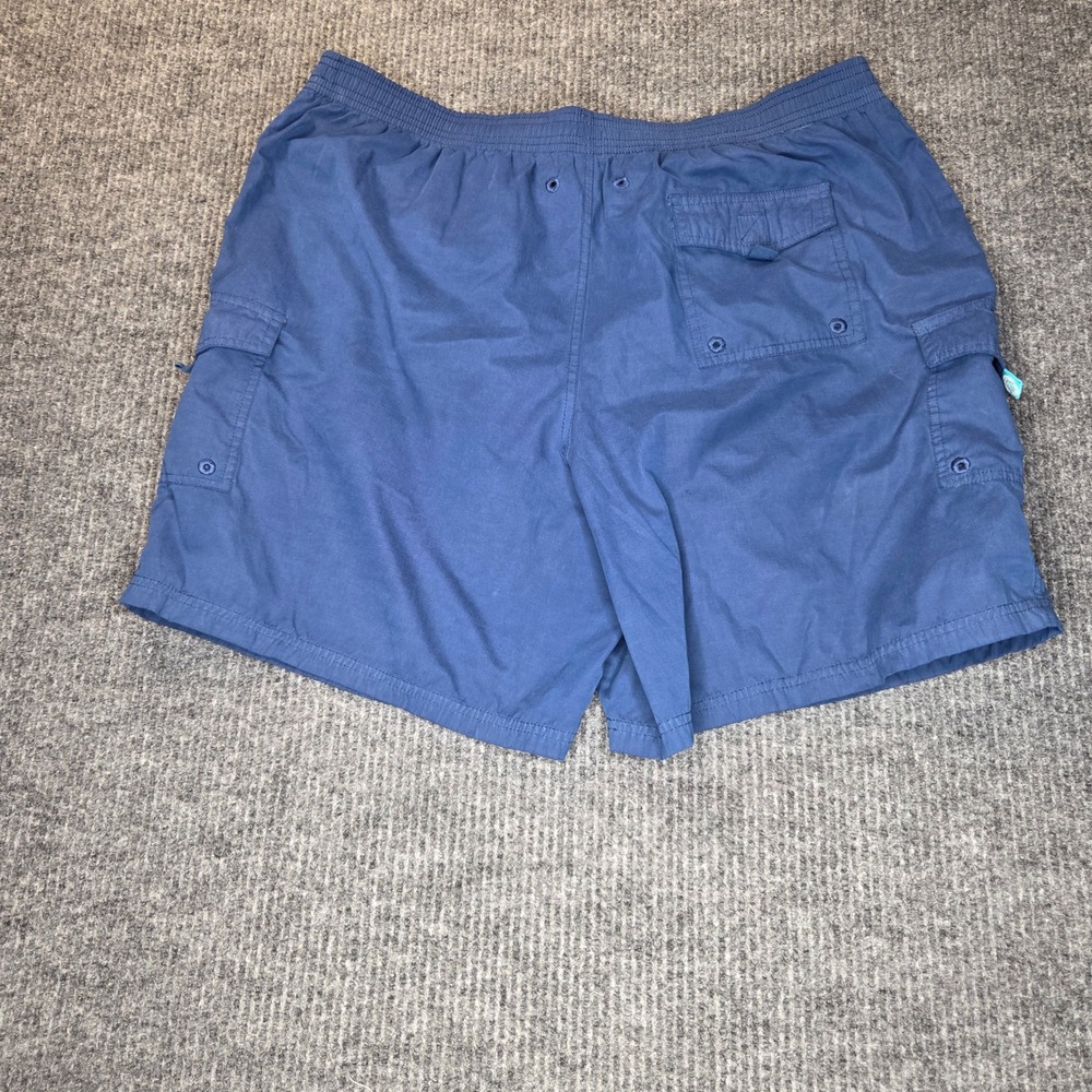 Tori Richard Swim Trunks Mens 36 Navy Blue Cargo Board Shorts Honolulu Beachwear